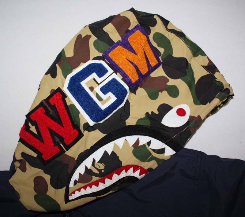 Bape Shark Camo Coach Jacket | Dopestudent