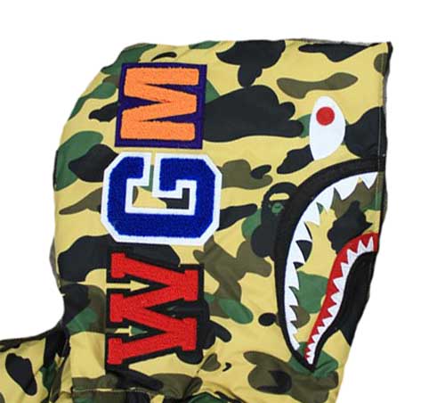 Bape Color Camo Shark Down Jacket | Dopestudent