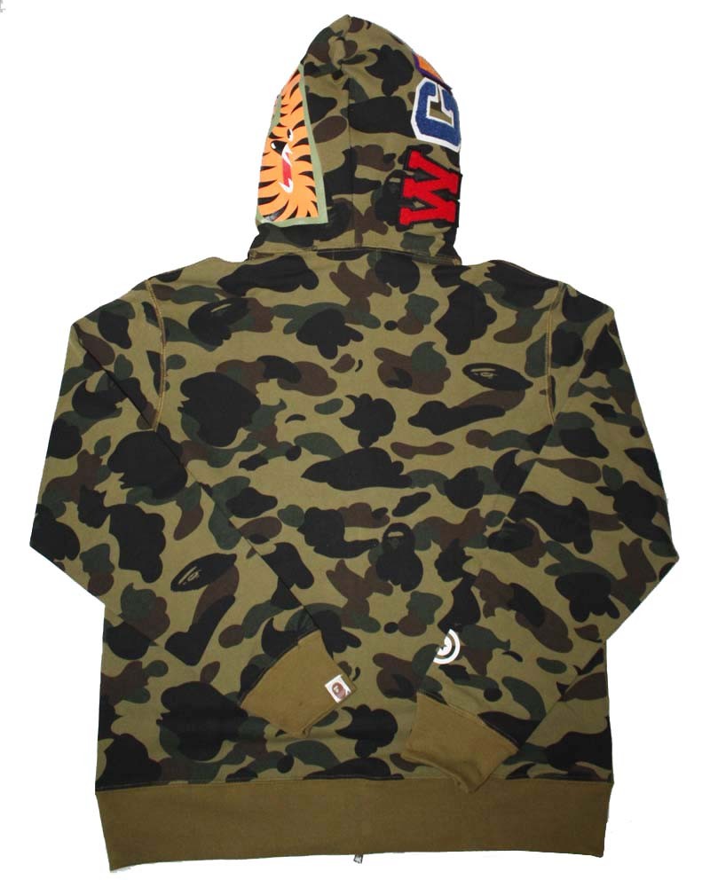 green camo zip bape shark hoodie dopestudent green camo zip bape shark hoodie dopestudent