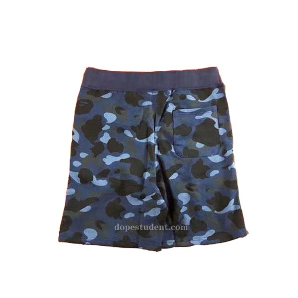 Bape Blue Camo Shark Shorts | Dopestudent