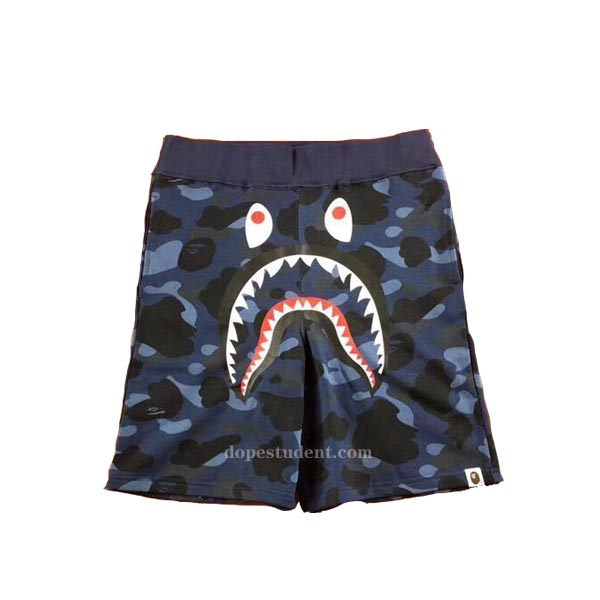 Bape Blue Camo Shark Shorts | Dopestudent