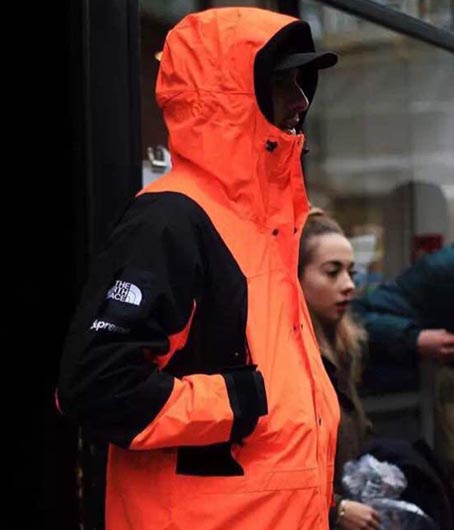 supreme tnf orange