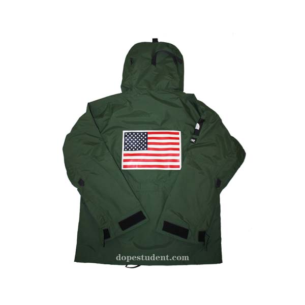 supreme x tnf flag jacket