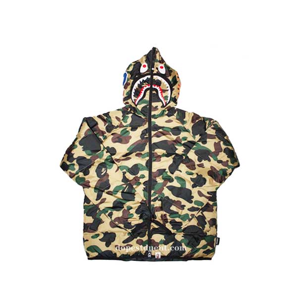 Bape Color Camo Shark Down Jacket | Dopestudent