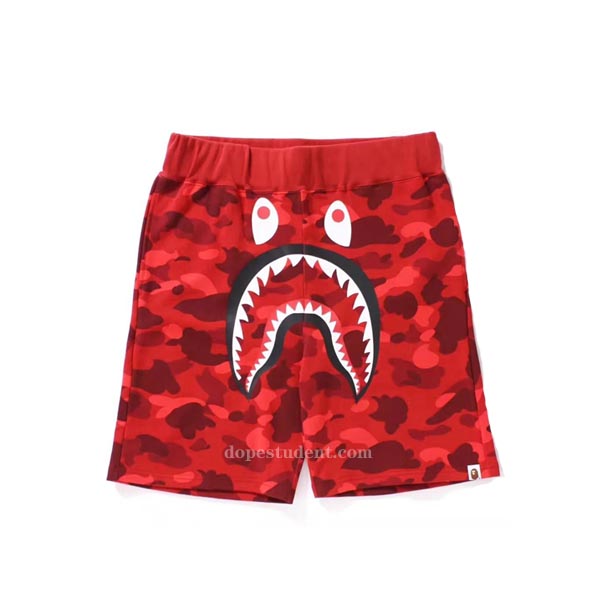 New A Bathing Shorts Ape Men's Bape Shark Short Pants Jaw Camo Print Color 