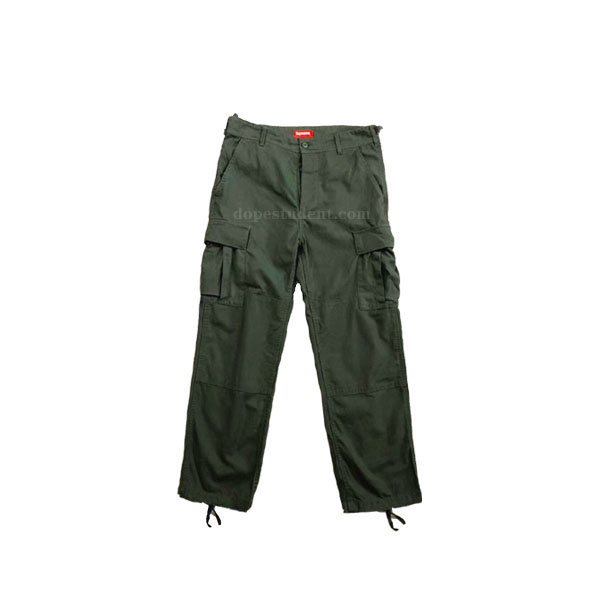 Supreme Military Green Cargo Pants | Dopestudent