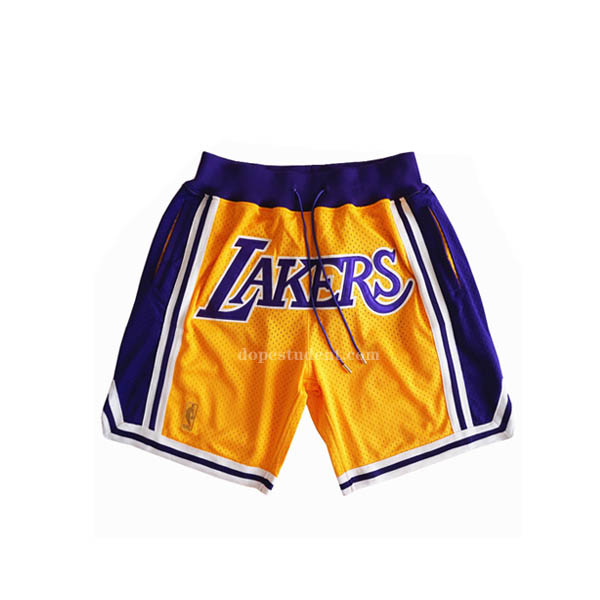 Just Don Lakers Basketball Shorts | Dopestudent