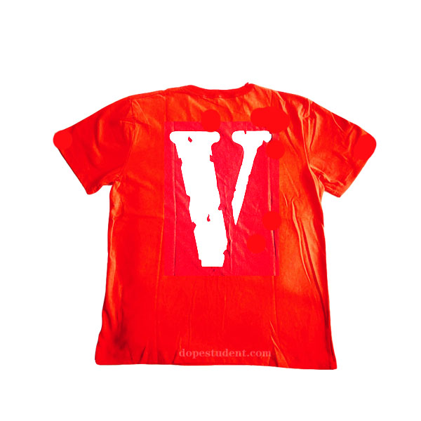 vlone red shirt