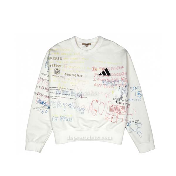 yeezy scribble sweater