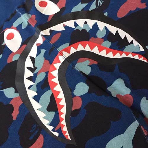 Bape Navy Pink Camo Shark Shorts | Dopestudent