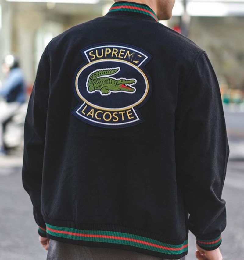 lacoste baseball jacket