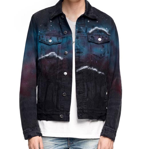 Amiri Galaxy Denim Jean Jacket | Dopestudent