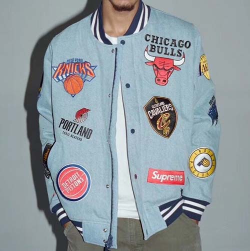 supreme nike varsity jacket