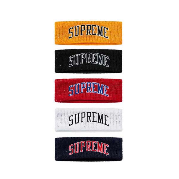 Supreme Sequin Arc Logo Headband | Dopestudent