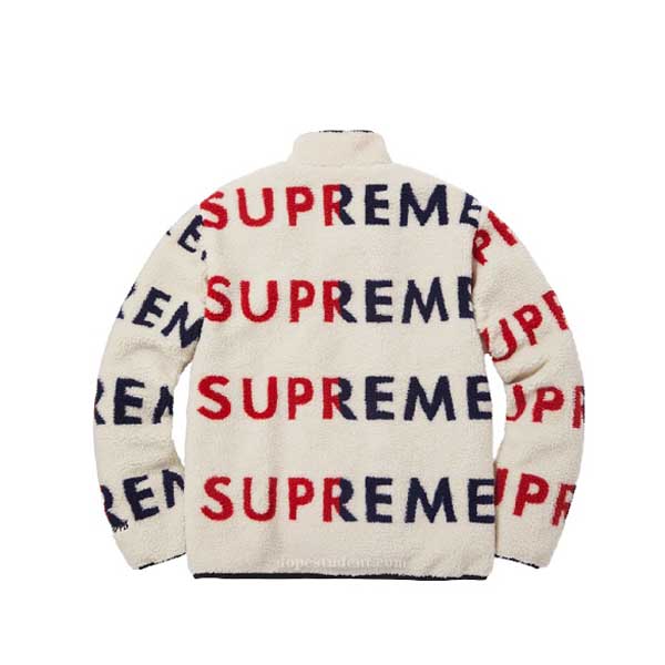 Supreme Reversible Logo Fleece Jacket | Dopestudent