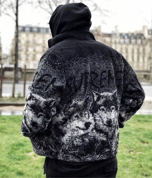 Supreme Wolf Graphic Fleece Jacket | Dopestudent