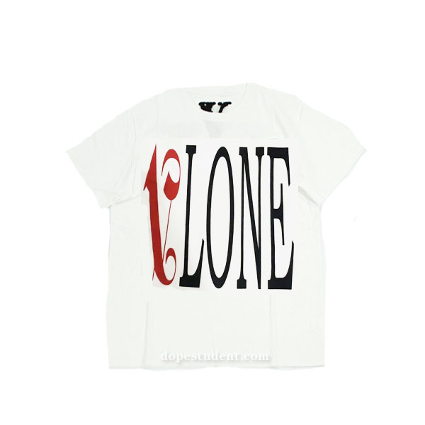 vlone red palm angels white tee