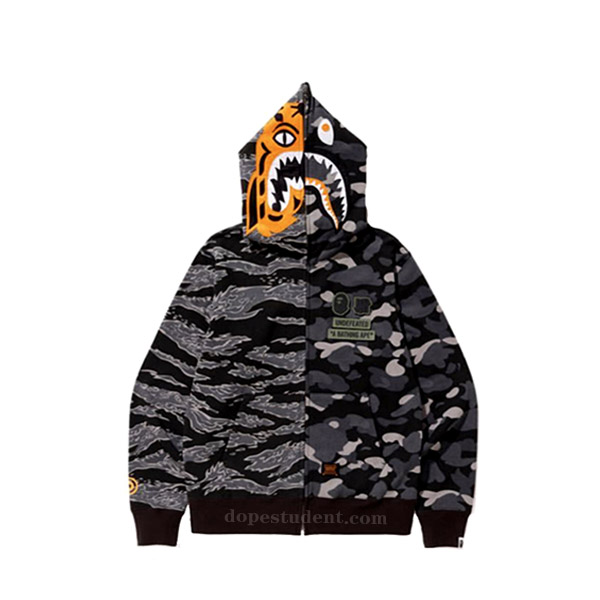 Bape Undefeated Tiger Shark Hoodie | Dopestudent