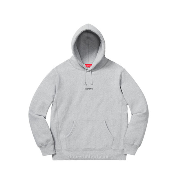 Supreme Trademark Embroidery Hoodie | Dopestudent