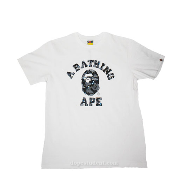 A BATHING APE Men's SPACE CAMO HUNTING TEE 2colors From Japan New 