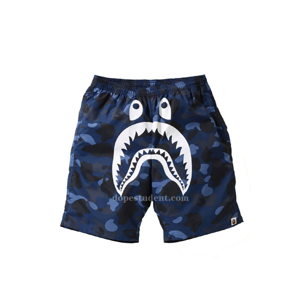 Bape Color Camo Shark Beach Shorts | Dopestudent