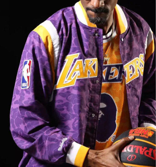 lakers bape jacket