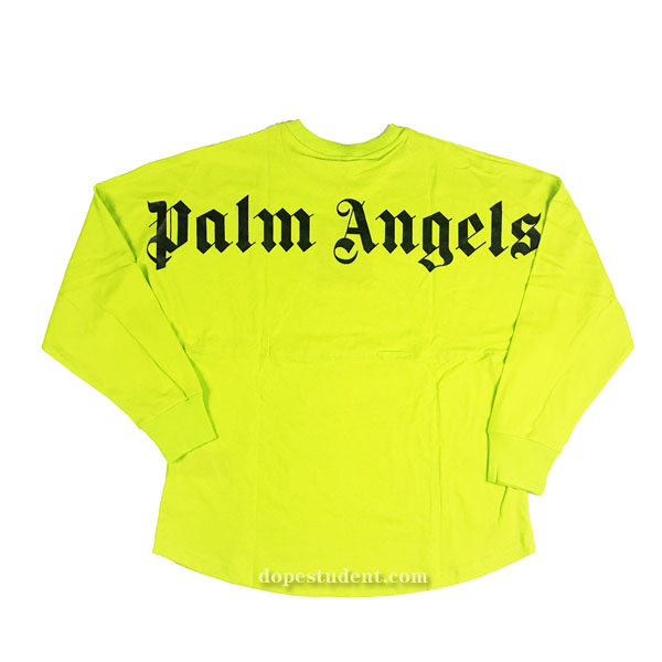 palm angels long sleeve white t shirt