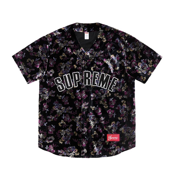 floral baseball jersey