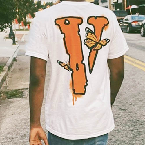 juice wrld vlone butterfly tee