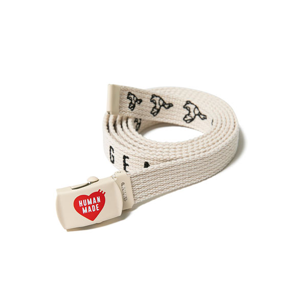 Human Made 50 Web Belt - White