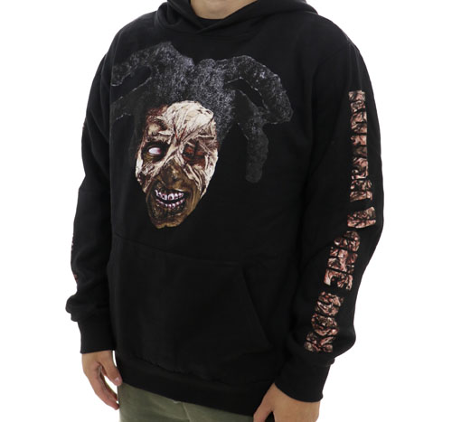 Vlone X Kodak Black Zombie Hoodie White Size Small Sweatshirt Pullover